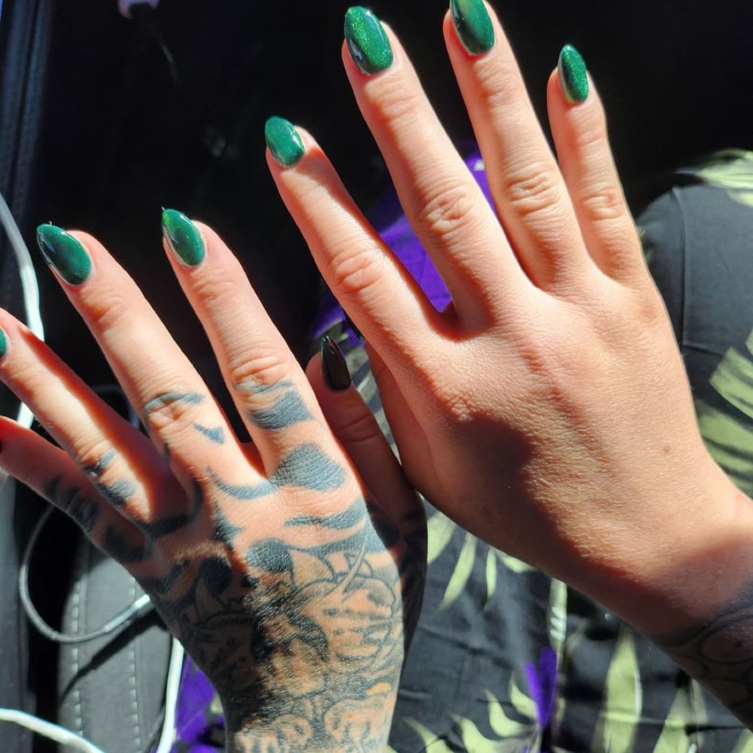 Emerald almond set